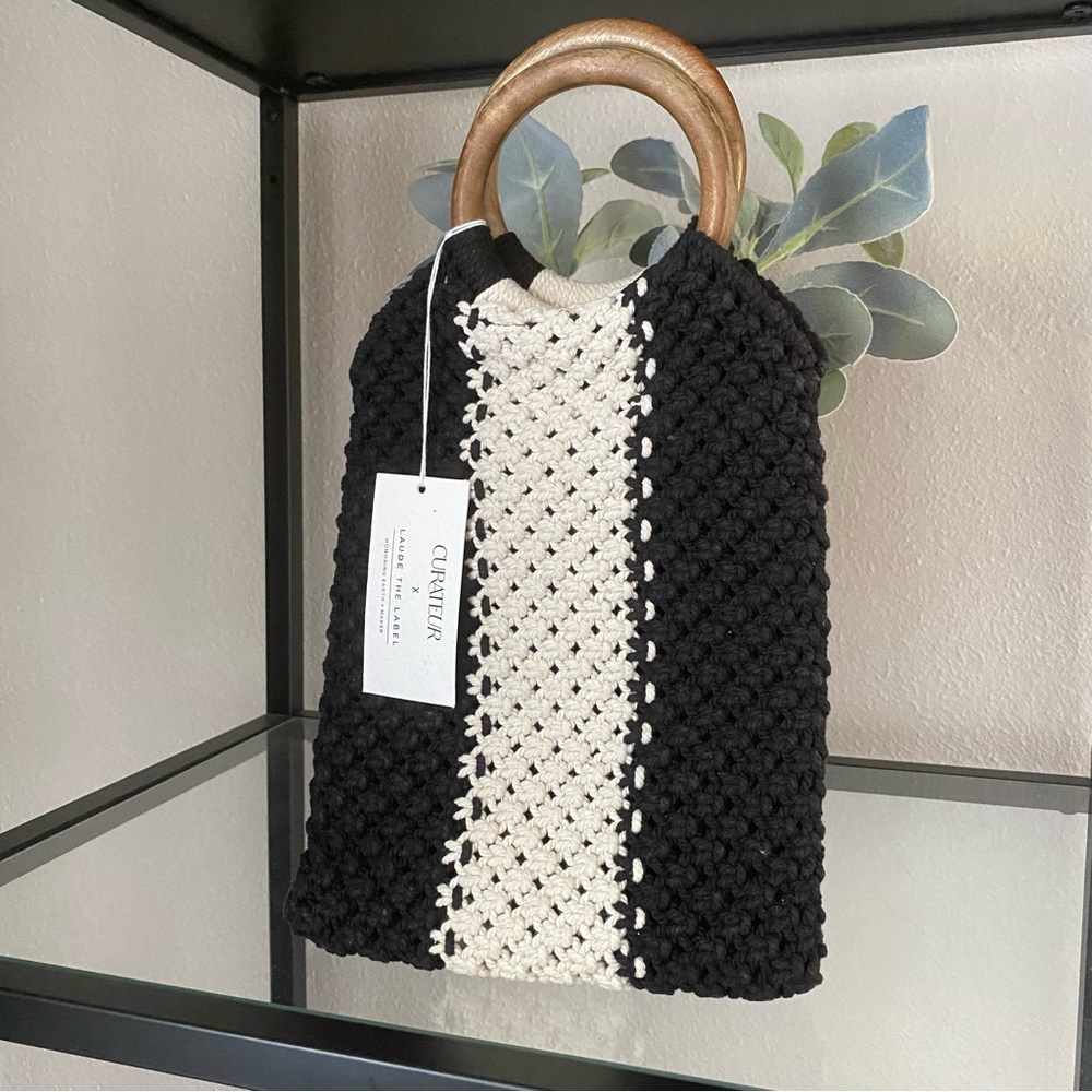 LAUDE THE LABEL Gabby Mini Macrame Bag